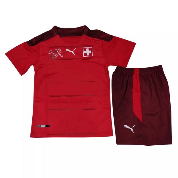 Camiseta Suiza 1ª Niño 2020 Rojo